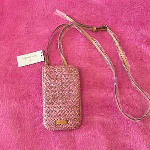 NWT Vera Bradley Cellphone Pink Cherry Crossbody